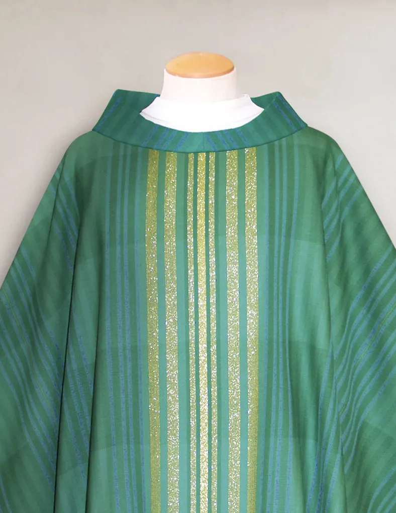 Terra Woven Chasuble in Green