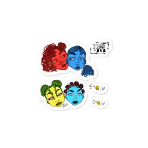 [THINK   BLUE] Bubble-free Stickers