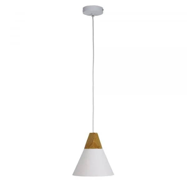 TRIGO.20 WHITE Stylish Conical White Pendant