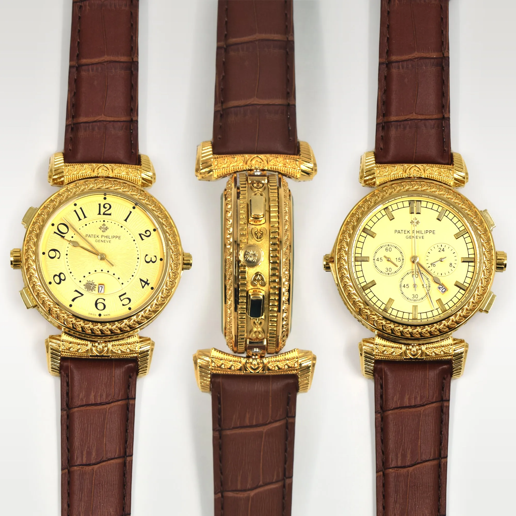 Two Side Watch Face Stylish Premium Quality Watch - PP Watch 06