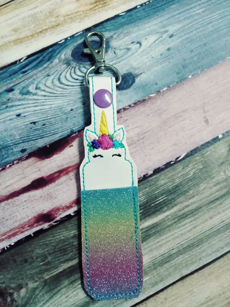 Unicorn - lip balm holder - party favor - gift for her - flash drive holder - Easter Basket - magical - fantasy - birthday party - tween