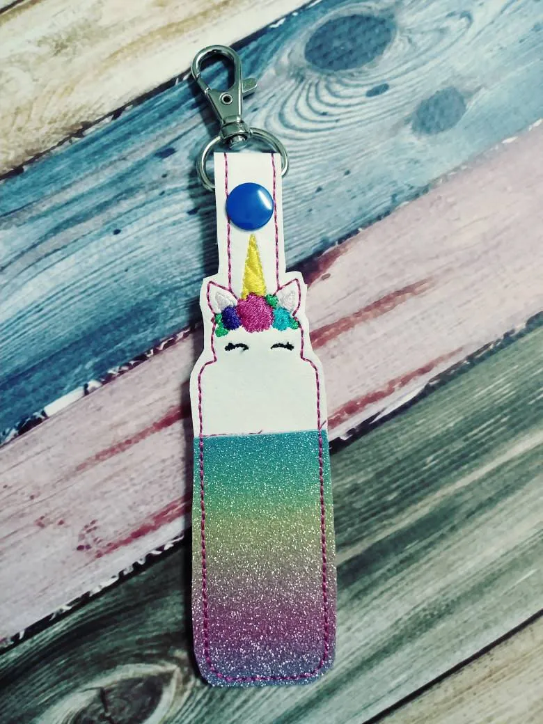 Unicorn - lip balm holder - party favor - gift for her - flash drive holder - Easter Basket - magical - fantasy - birthday party - tween