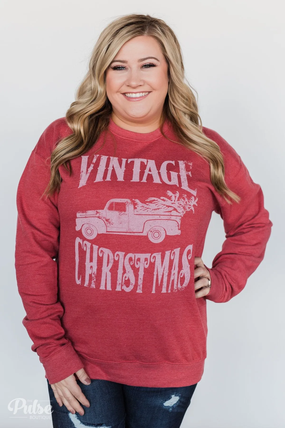 Vintage Christmas Crew Neck