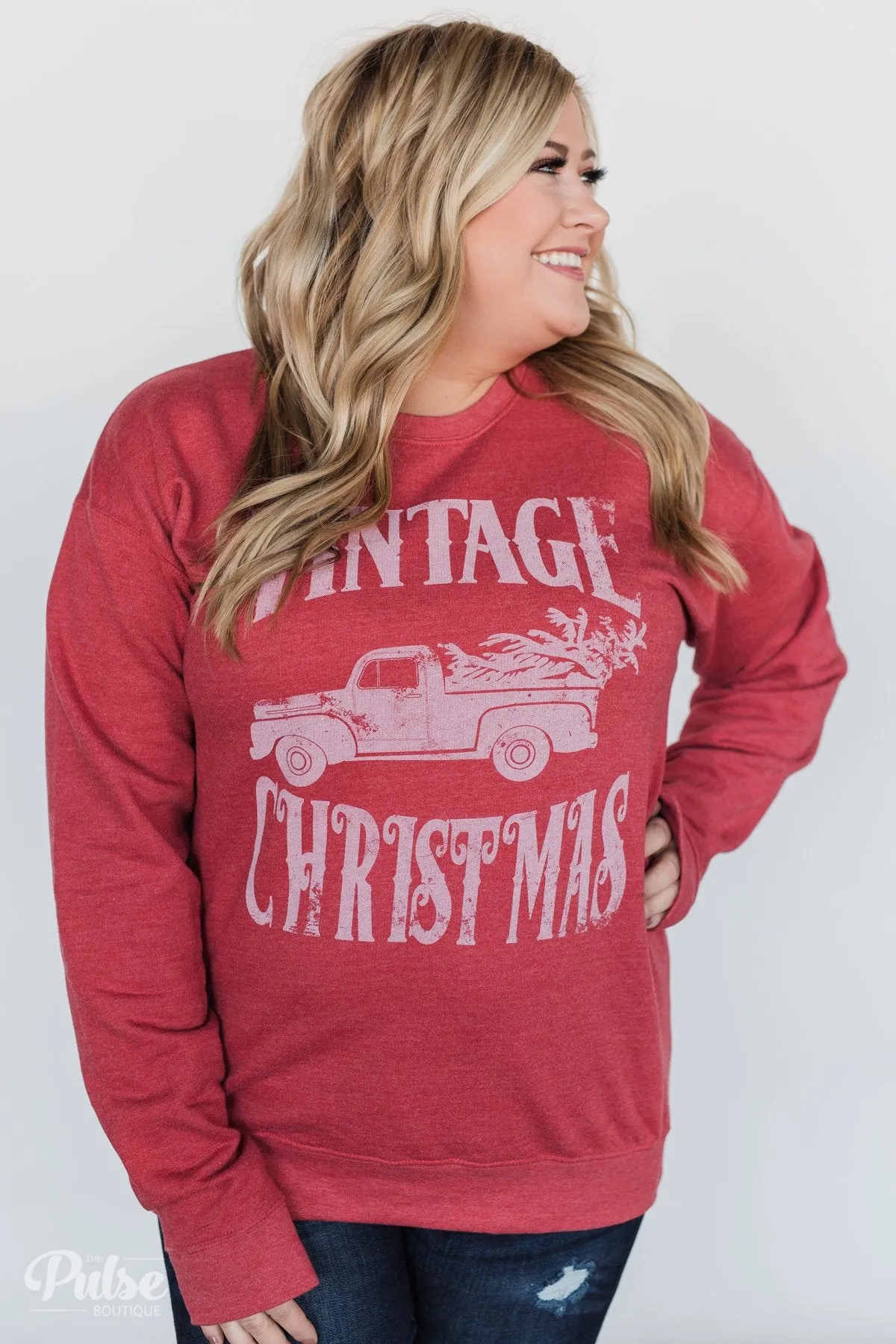 Vintage Christmas Crew Neck