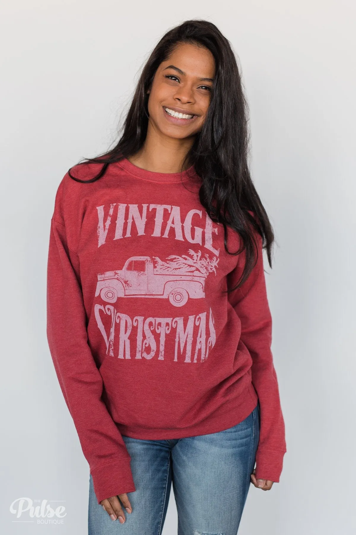 Vintage Christmas Crew Neck