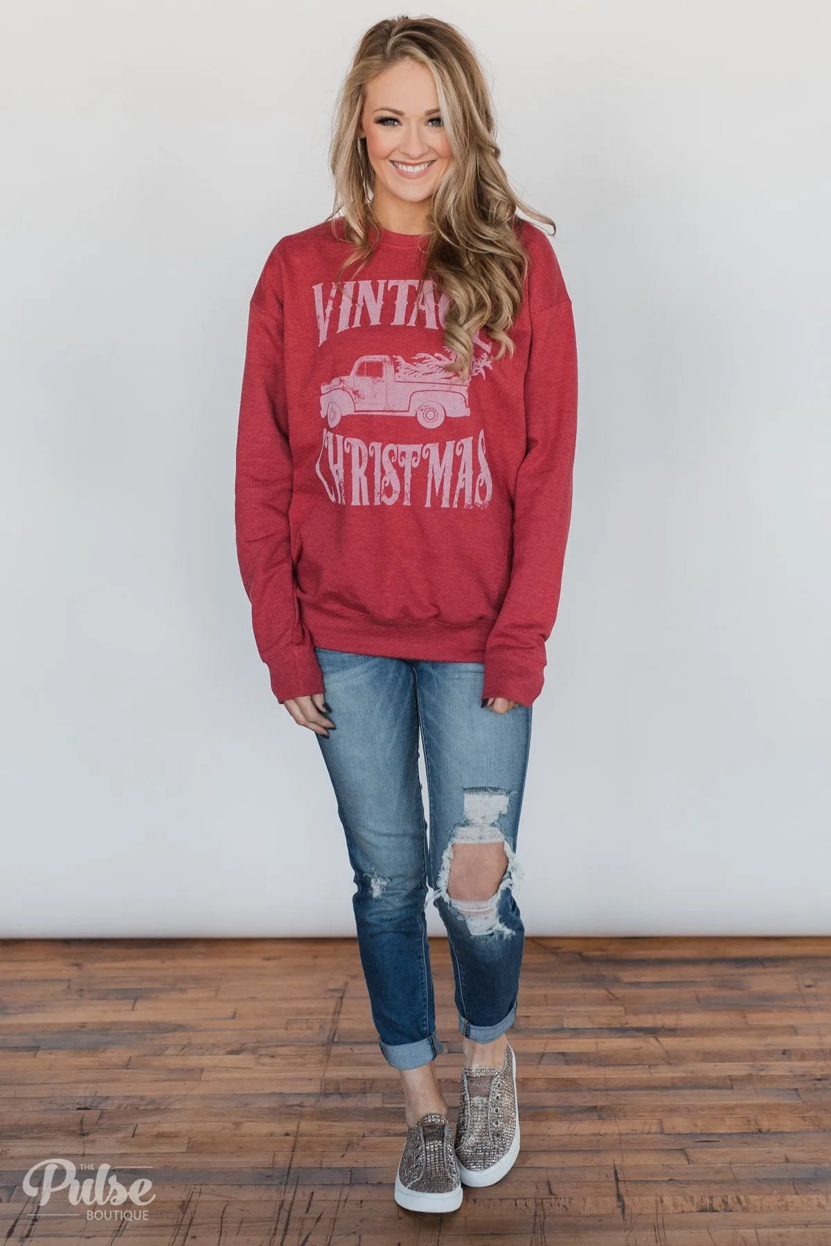 Vintage Christmas Crew Neck