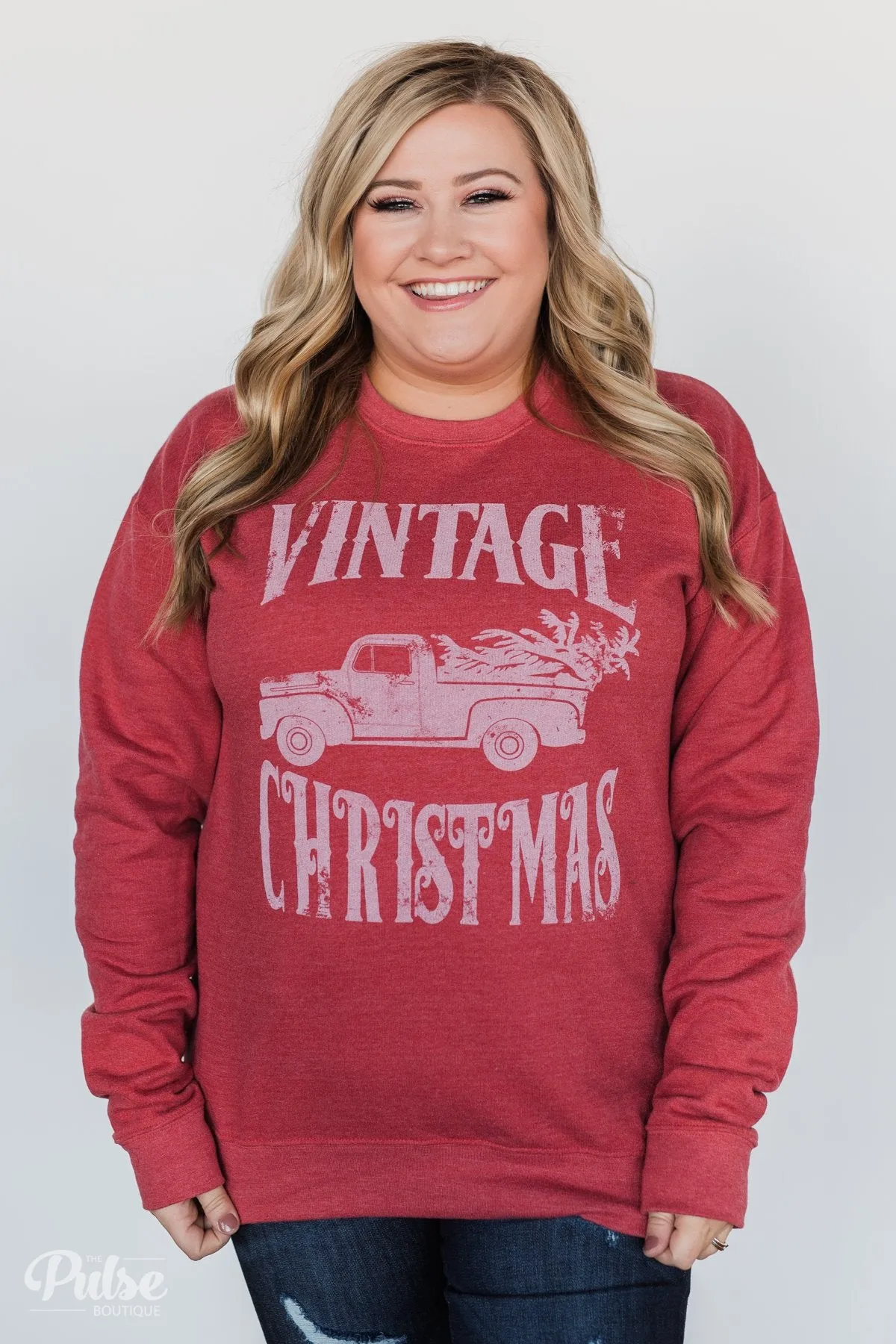 Vintage Christmas Crew Neck
