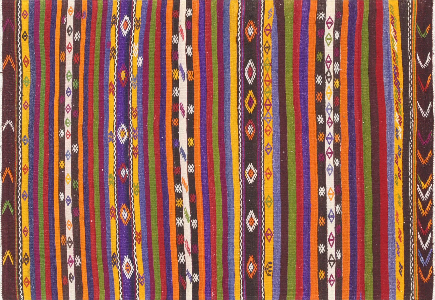 Vintage Turkish Kilim - 4'4" x 6'2"