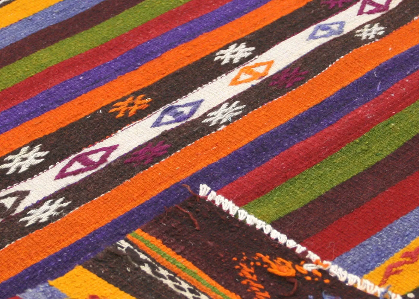 Vintage Turkish Kilim - 4'4" x 6'2"
