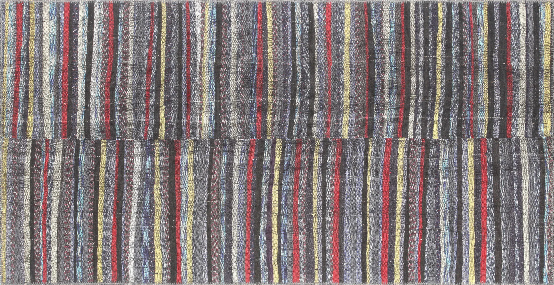 Vintage Turkish Rag Kilim - 4'6" x 8'9"