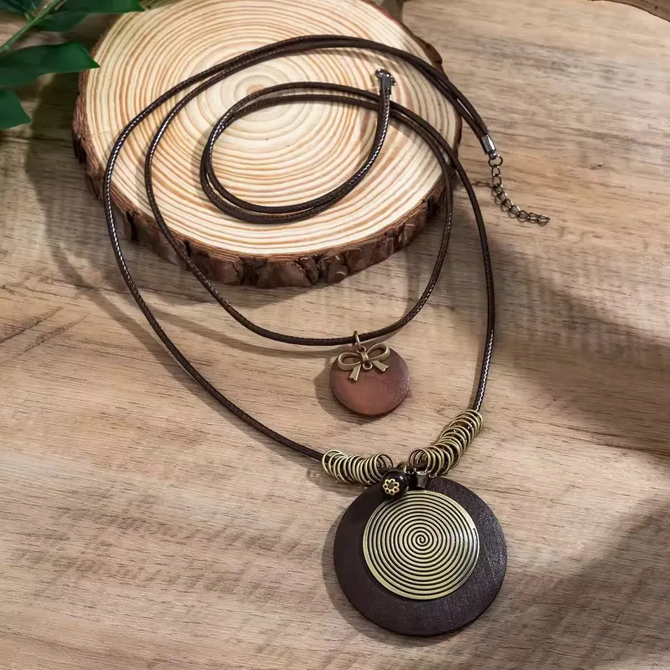 Vİntage Spiritual Woods Necklace