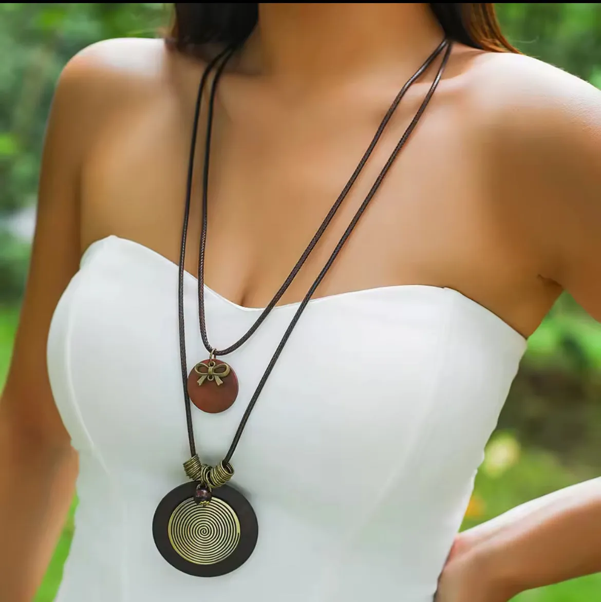 Vİntage Spiritual Woods Necklace