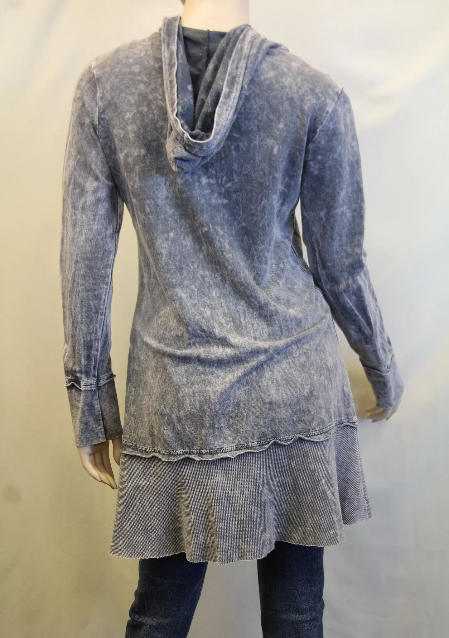 Vocal | Grey Tunic Jacket with Crosses