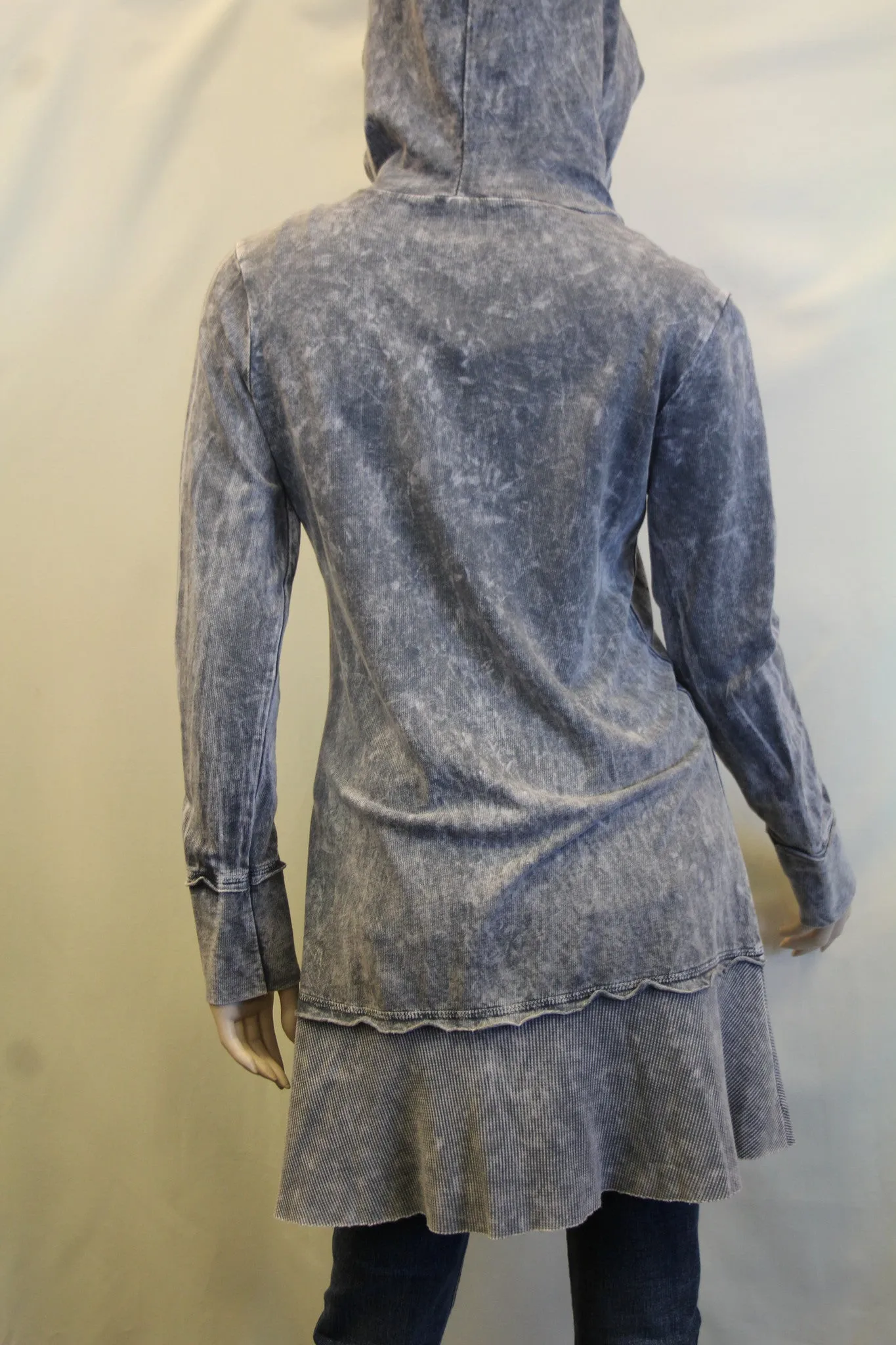 Vocal | Grey Tunic Jacket with Crosses