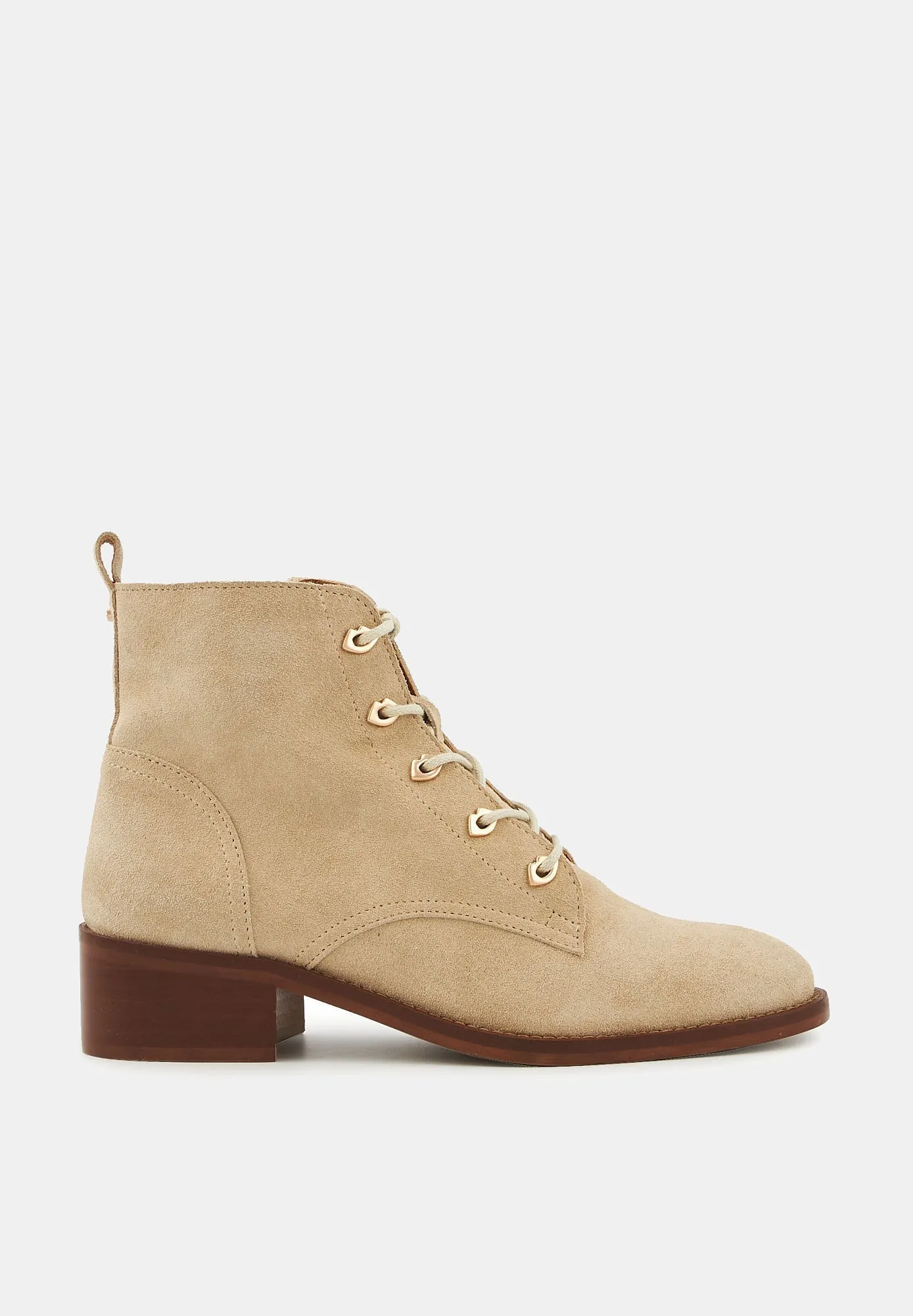Wanda-Cuir Suede Crème