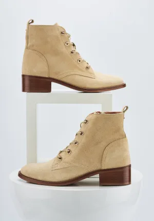 Wanda-Cuir Suede Crème