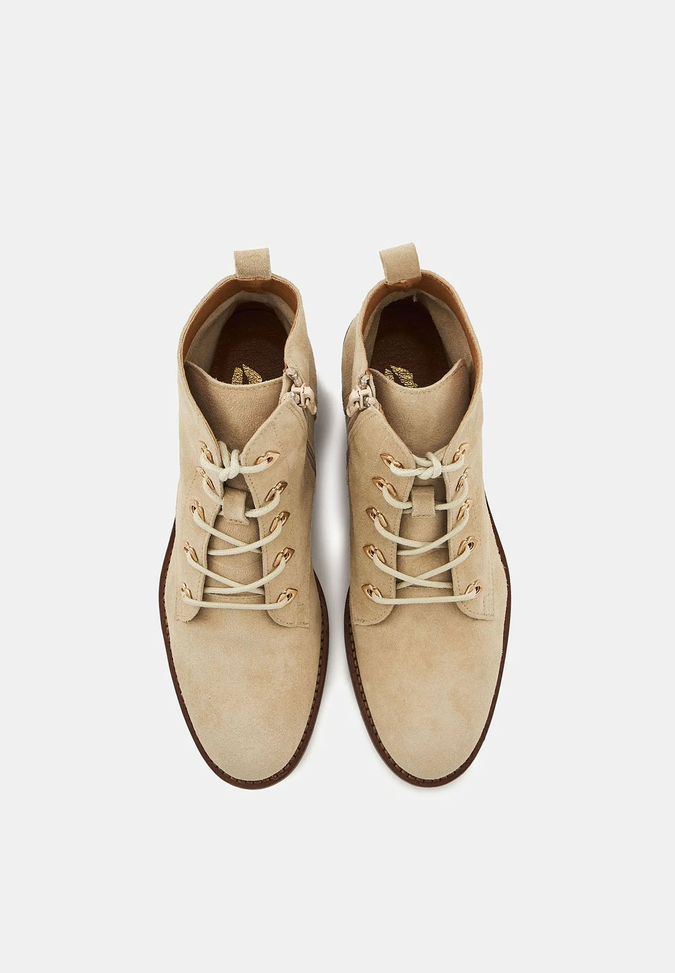 Wanda-Cuir Suede Crème