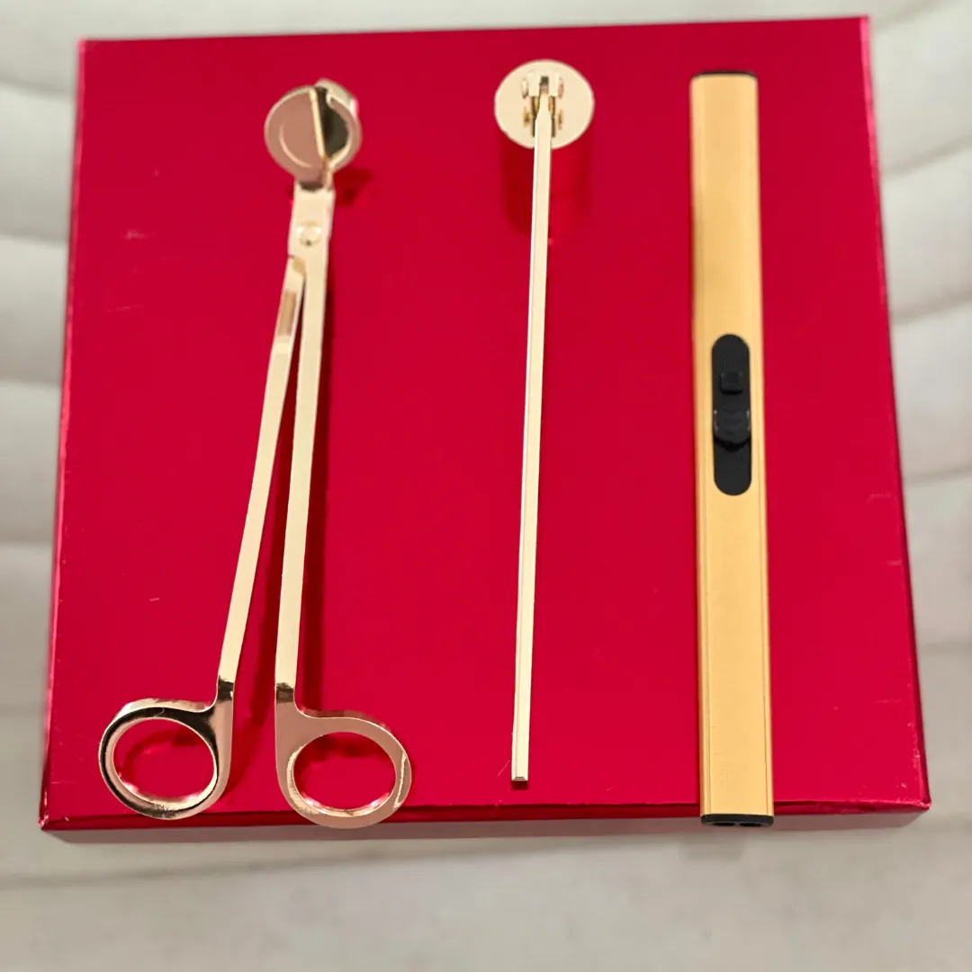 Warm Cinnamon Apple Wood Wick Candle Gift Set
