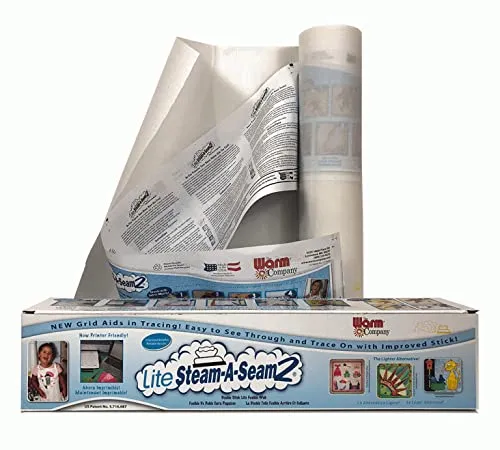 Warm Company Steam A Seam 2 Lite Fusible Web 24" Wide 3 Yard Roll Packed in Kraft Tube