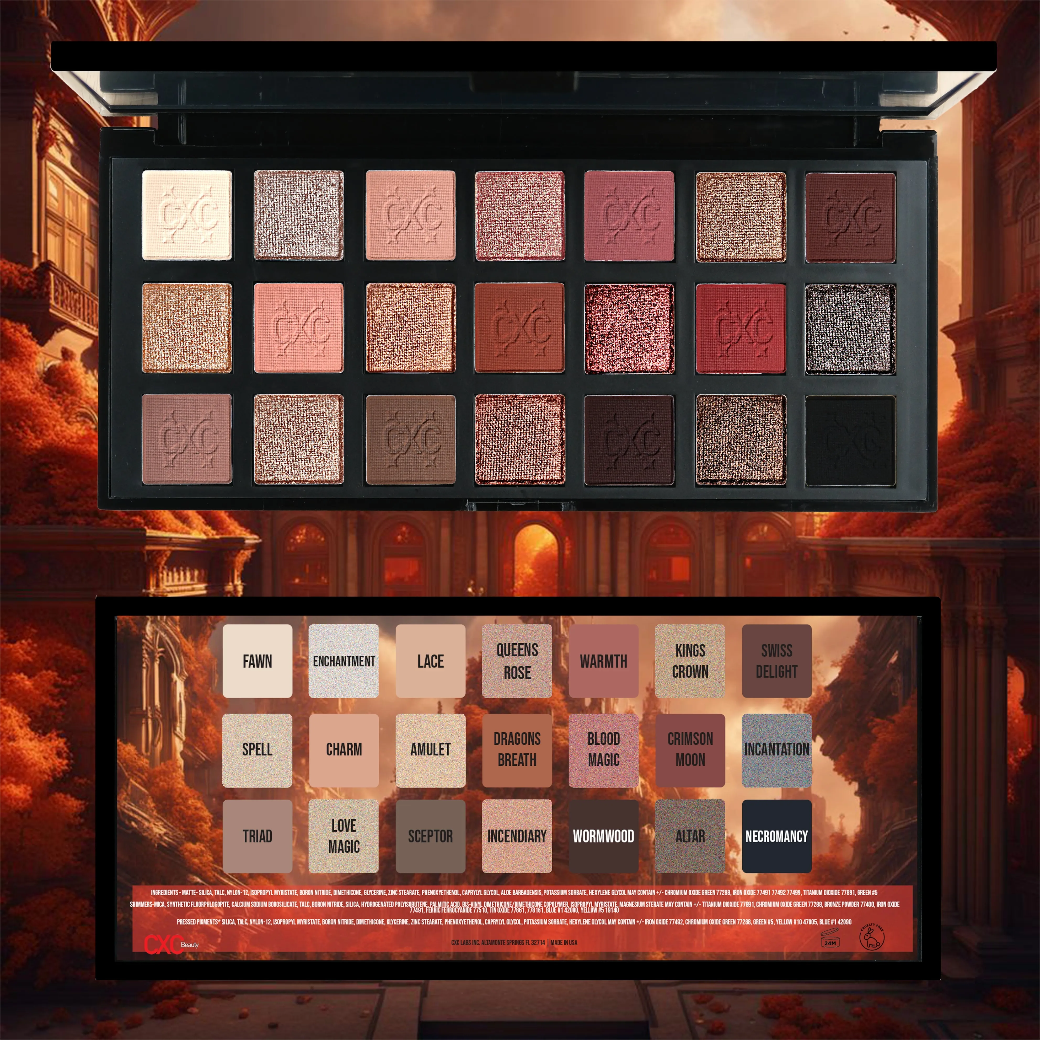 Warm Enchantment Palette