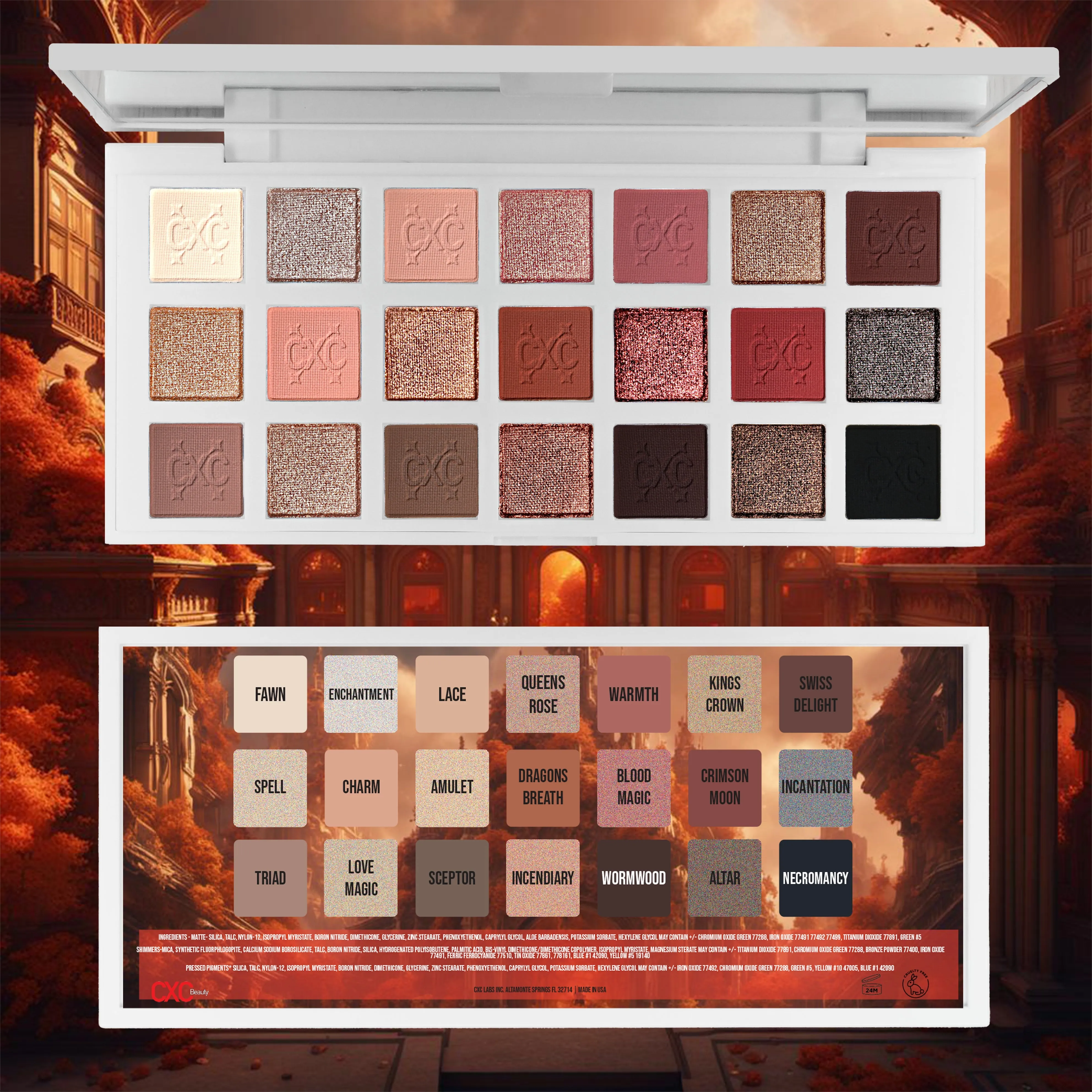 Warm Enchantment Palette
