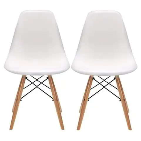 Wayfair Item! ViscoLogic Mid-Century Durable Eames Style Eiffel Dining Chairs (Set of 2 Chairs) - Retails $300 