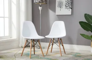 Wayfair Item! ViscoLogic Mid-Century Durable Eames Style Eiffel Dining Chairs (Set of 2 Chairs) - Retails $300 