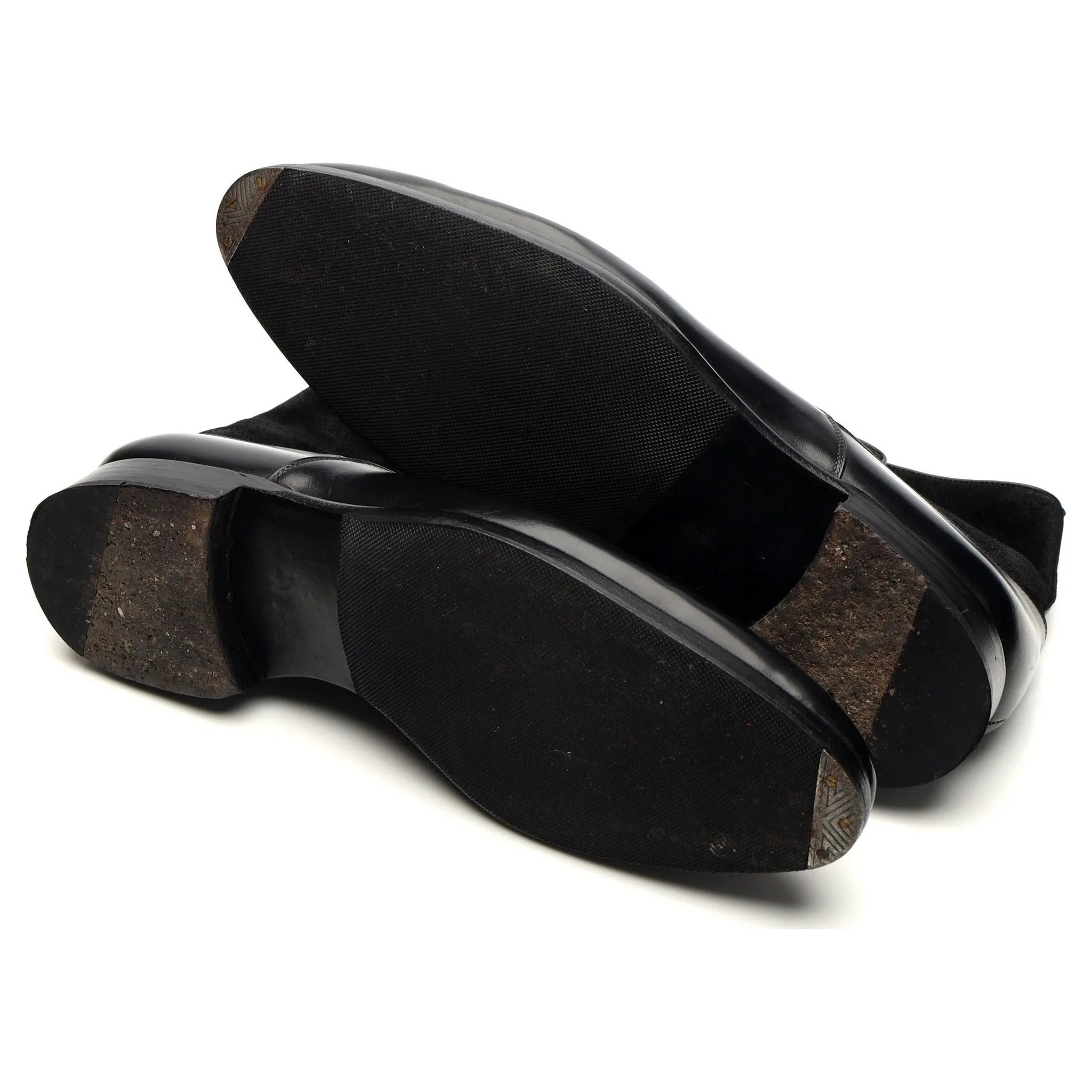 'Westlake' Black Leather and Suede Boot UK 9.5 E