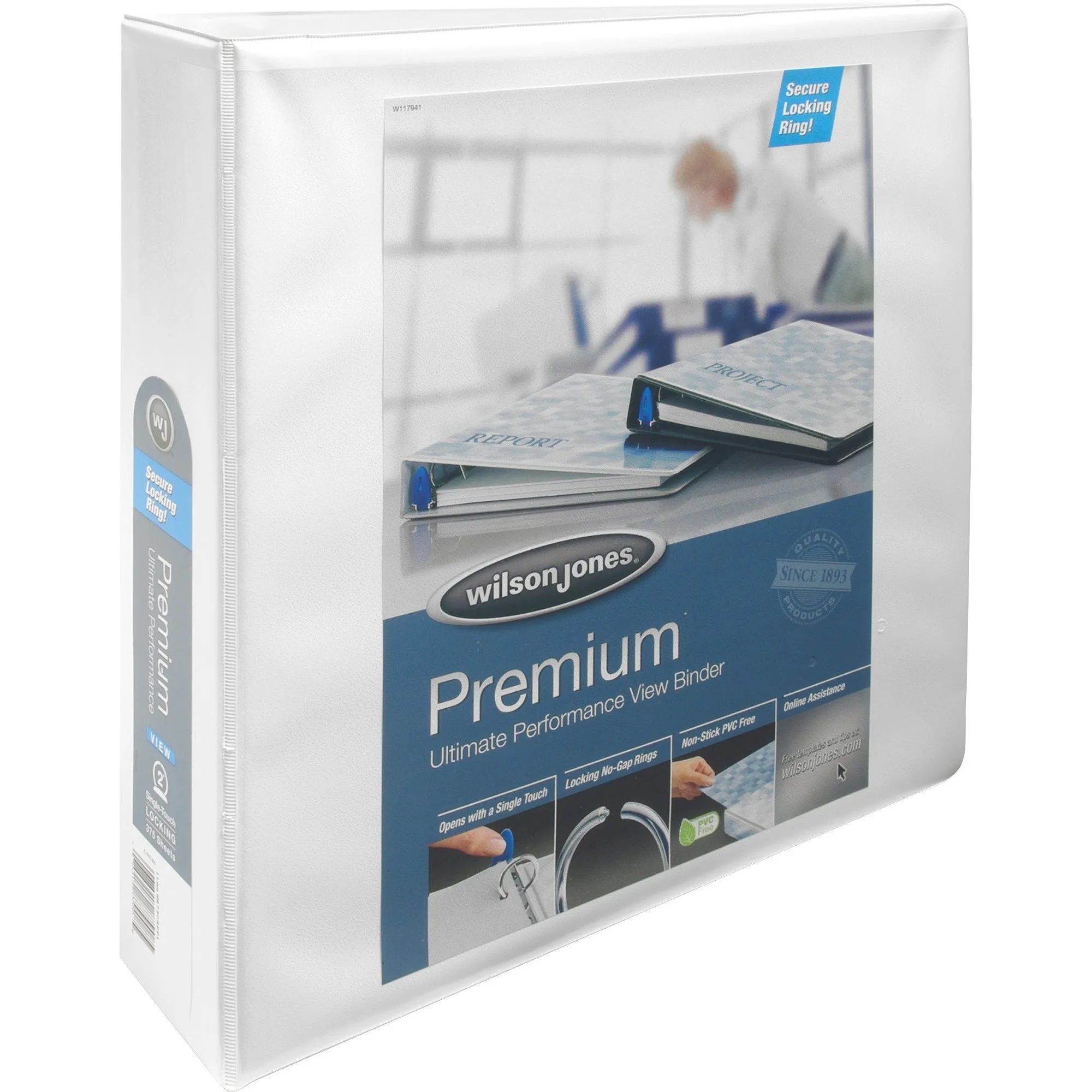 Wilson Jones Extra Durable Hinge Ultra-Duty View Binder