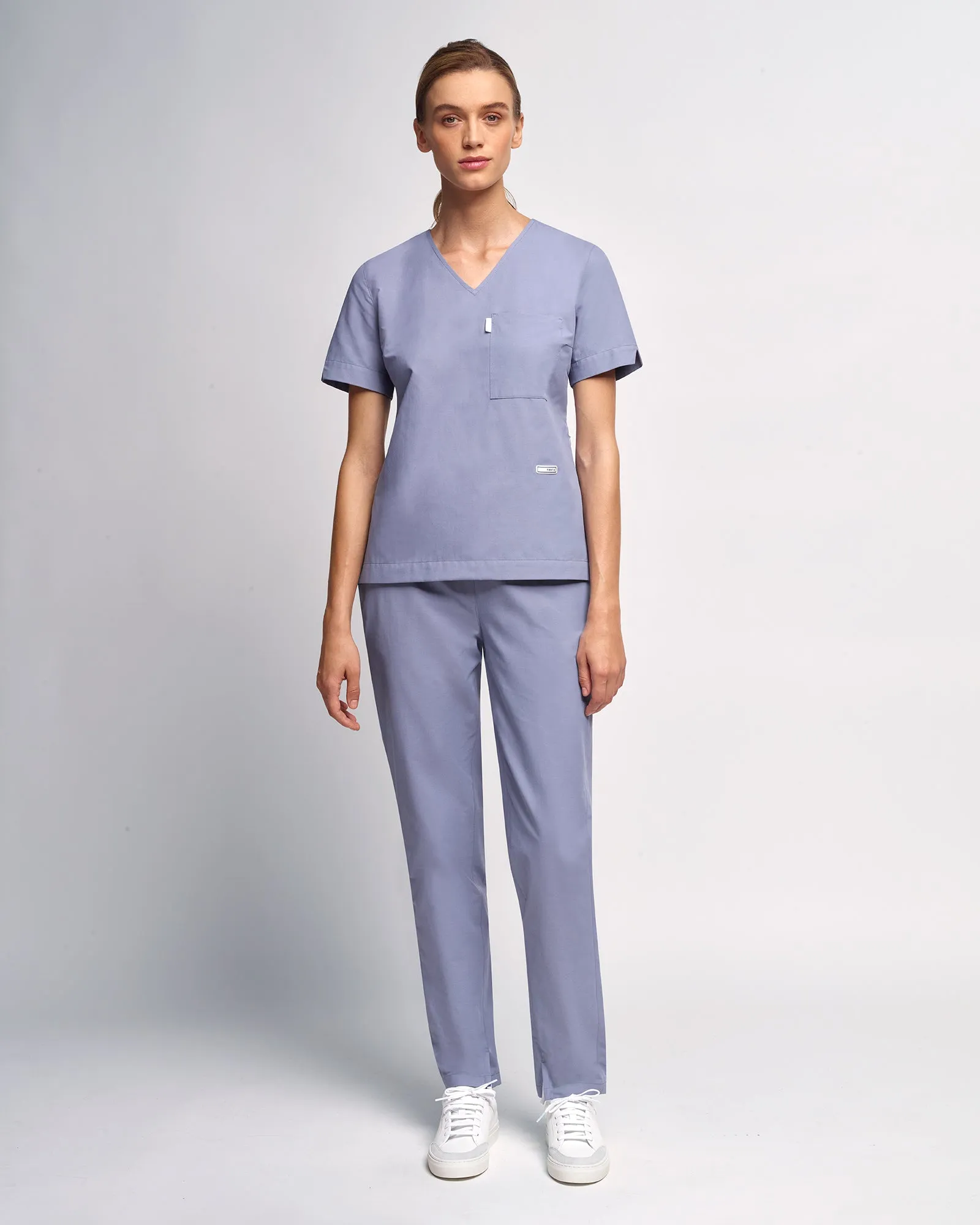 Women's Office Scrub Pant | Woven Stretch