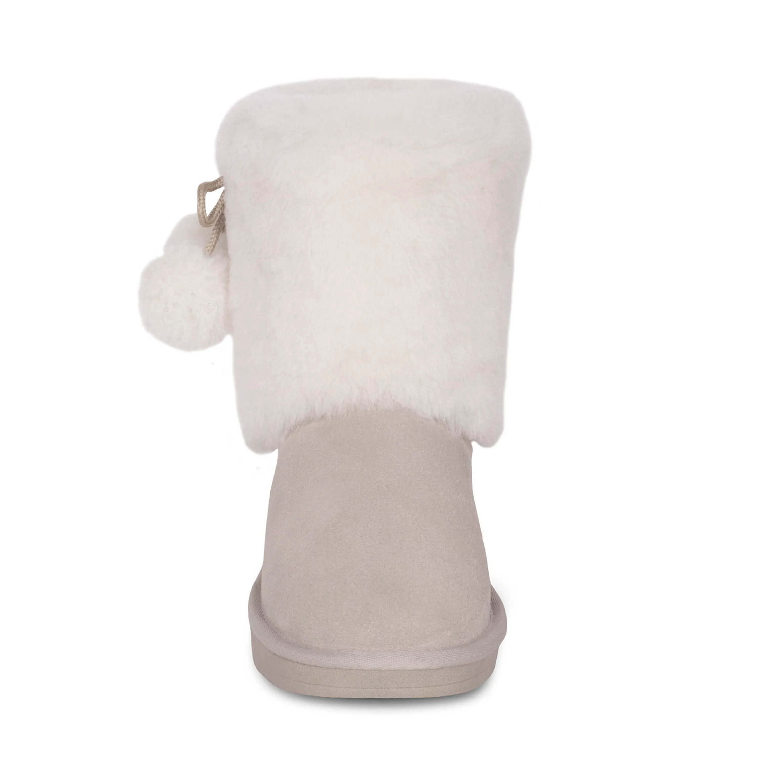Women's Pom Pom Sheepskin Boots