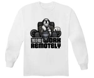 Work Remotely Long Sleeve T-shirt