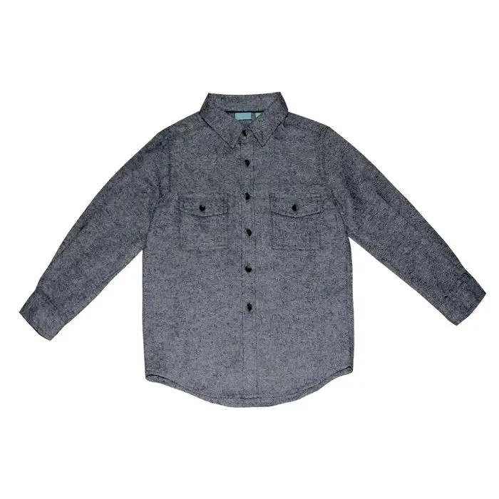 WOVEN BUTTONDOWN