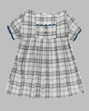 Woven Check Dress