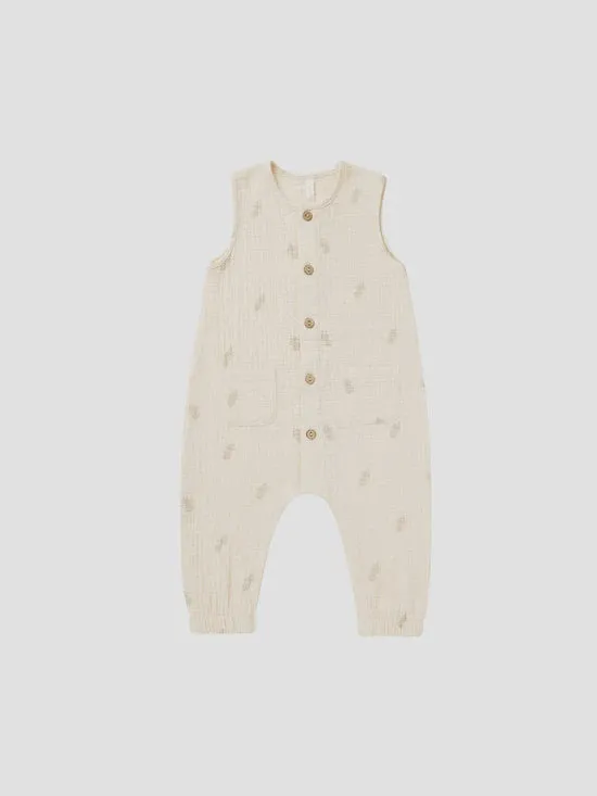 Woven Jumpsuit - Pineapple