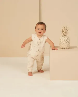 Woven Jumpsuit - Pineapple
