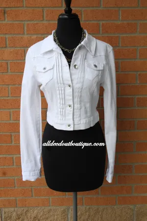 YMI | Denim Jacket White Wash
