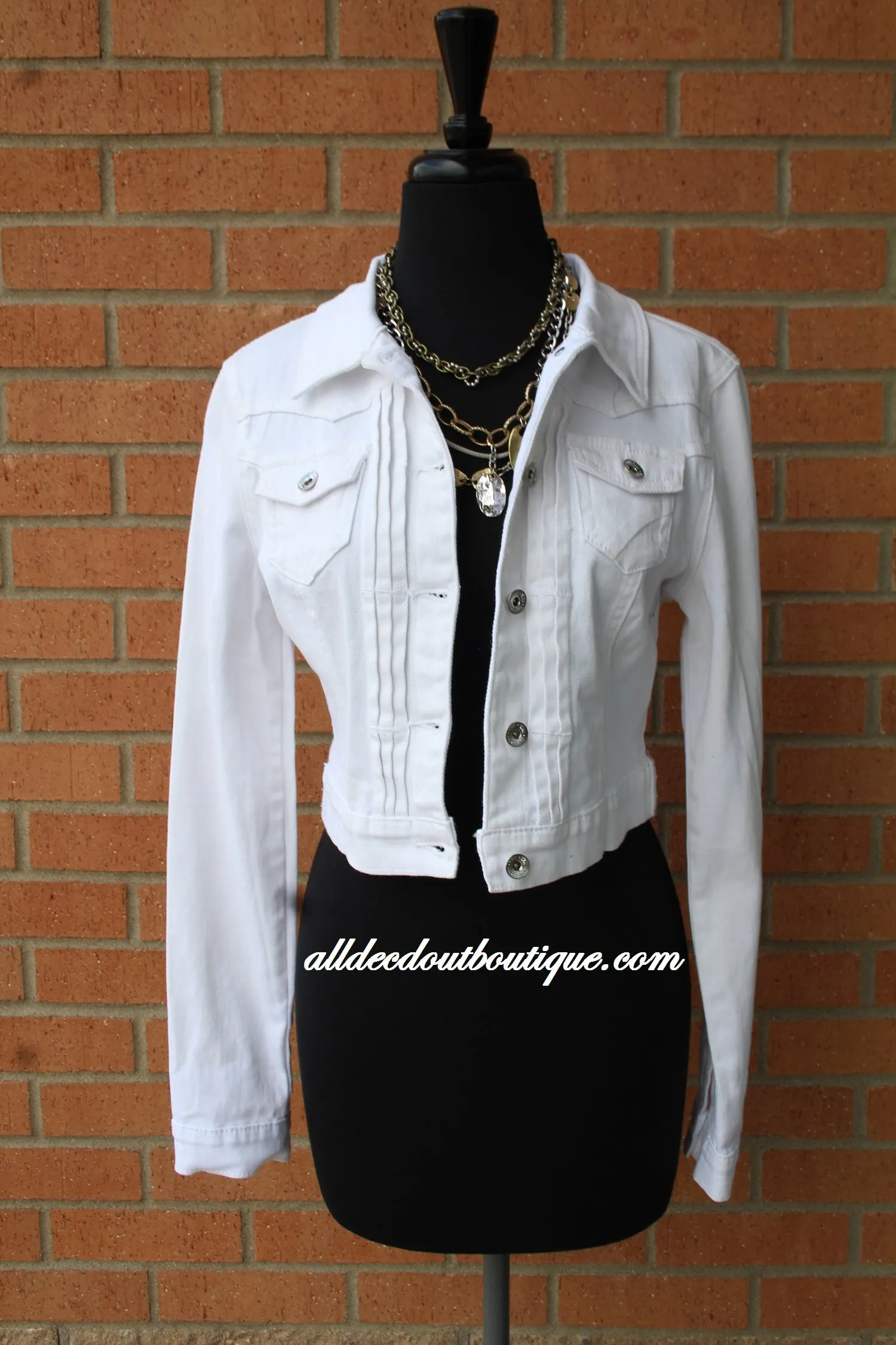 YMI | Denim Jacket White Wash