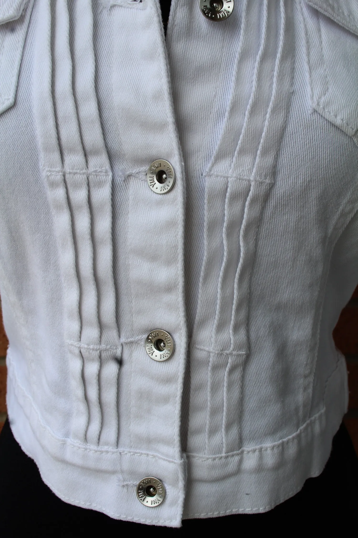 YMI | Denim Jacket White Wash