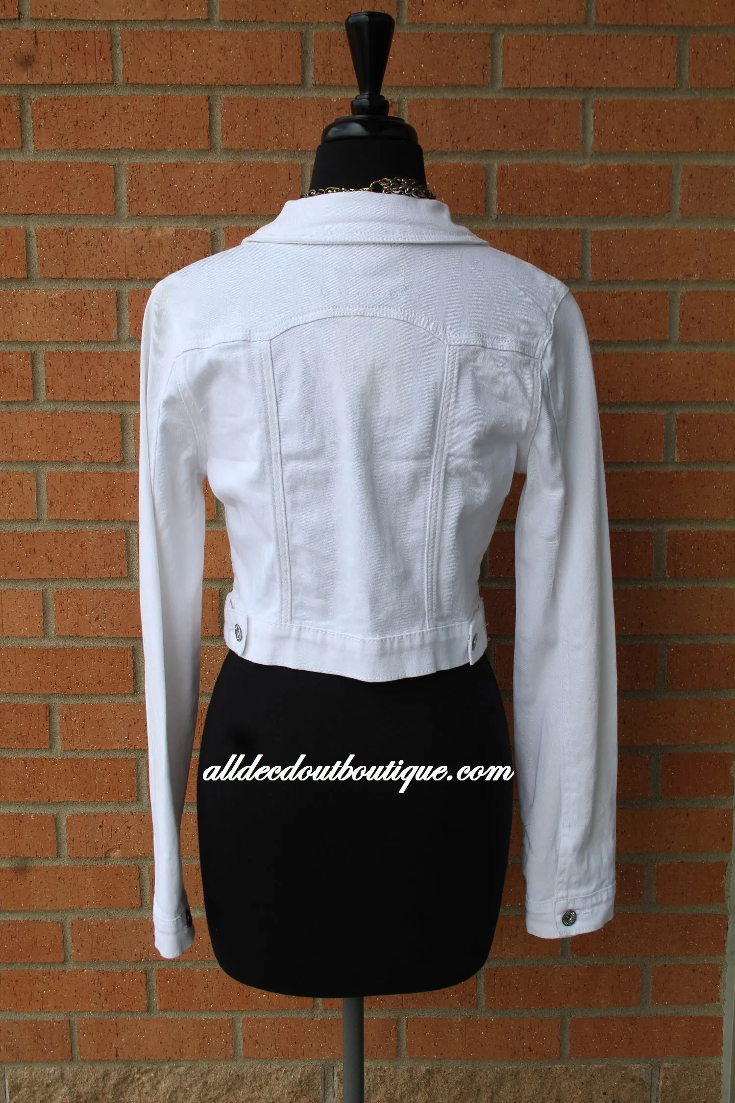 YMI | Denim Jacket White Wash